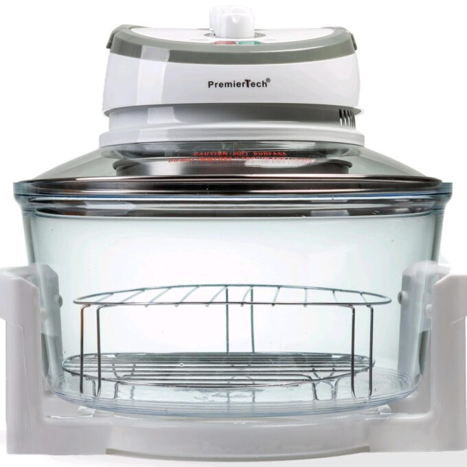Forno Alogeno ad Aria Ventilato 17 litri 1400 watt cuoce senza olio PremierTech PT-FA12