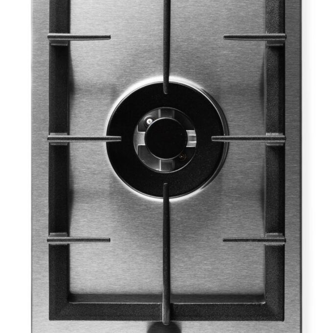 Piano cottura a gas 1 fuoco 30cm Inox mono fiamma PremierTech PC301