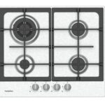 Piano cottura a gas 4 fuochi 60cm Inox PremierTech PC4G60