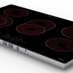 Piano Cottura 4 Fuochi Vetroceramica 60cm Elettrico da incasso Display Led Touch Control Vetro Front smussato PremierTech PT-PC4C